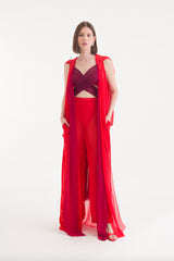 VALENTINA ROBE RED