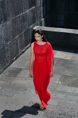 ISADORA LONG SKIRT HIP FERRARI RED
