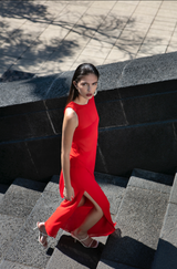 ISADORA LONG SKIRT HIP FERRARI RED