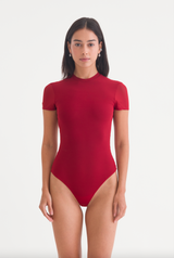 FONDA BASIC BODYSUIT CARMIN RED