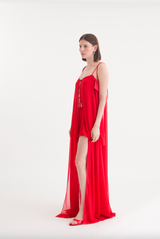 TONY DRESS FERRARI RED