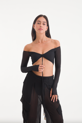 COCO CROP TOP LONG SLEEVES
