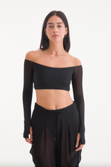 COCO CROP TOP LONG SLEEVES