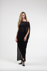ISADORA OFF THE SHOULDER TOP BLACK