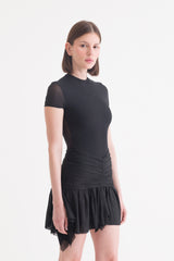 LILY MINI SKIRT BLACK