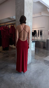 TYLER DRESS CARMIN RED