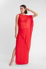 ISADORA LONG SKIRT HIP FERRARI RED