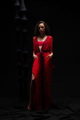 VALENTINA ROBE RED