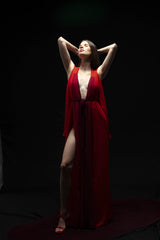 VALENTINA ROBE RED