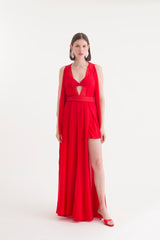 ISABEL SKIRT FERRARI RED