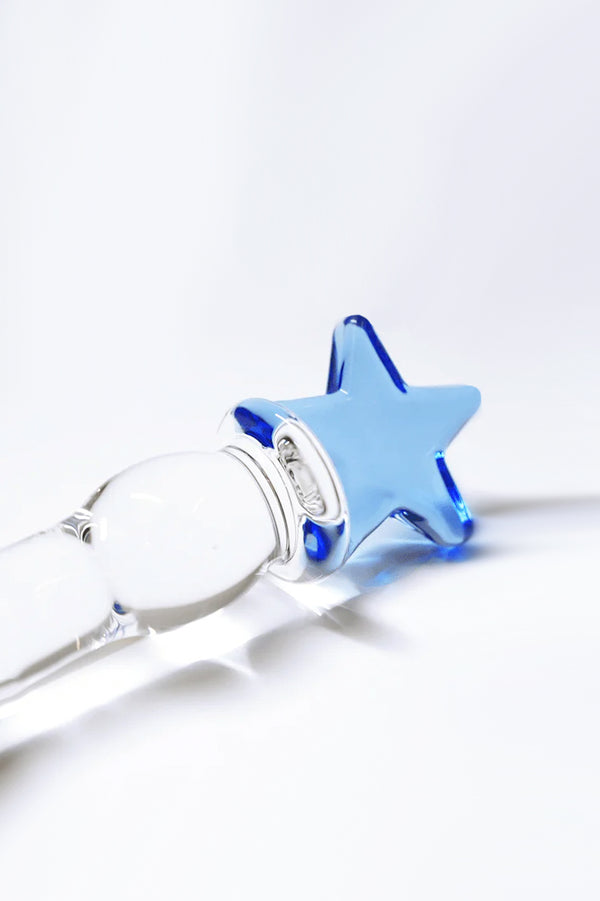BLUE STAR GLASS PLUG & WAND