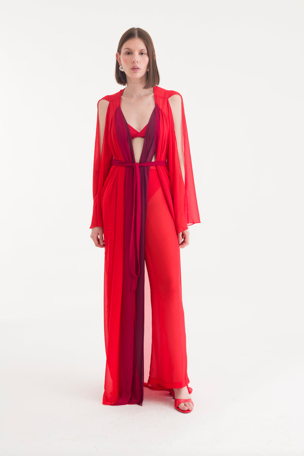 VALENTINA ROBE RED