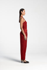 RENA TROUSER CARMIN RED