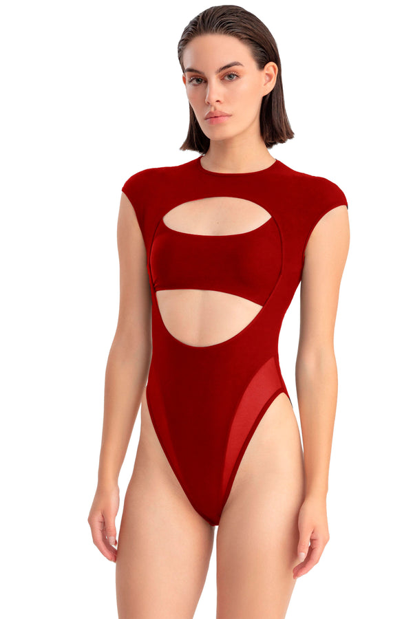 MOFFIT BODYSUIT CARMIN RED