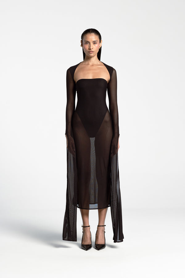 CLAUDIA STRAPLESS DRESS