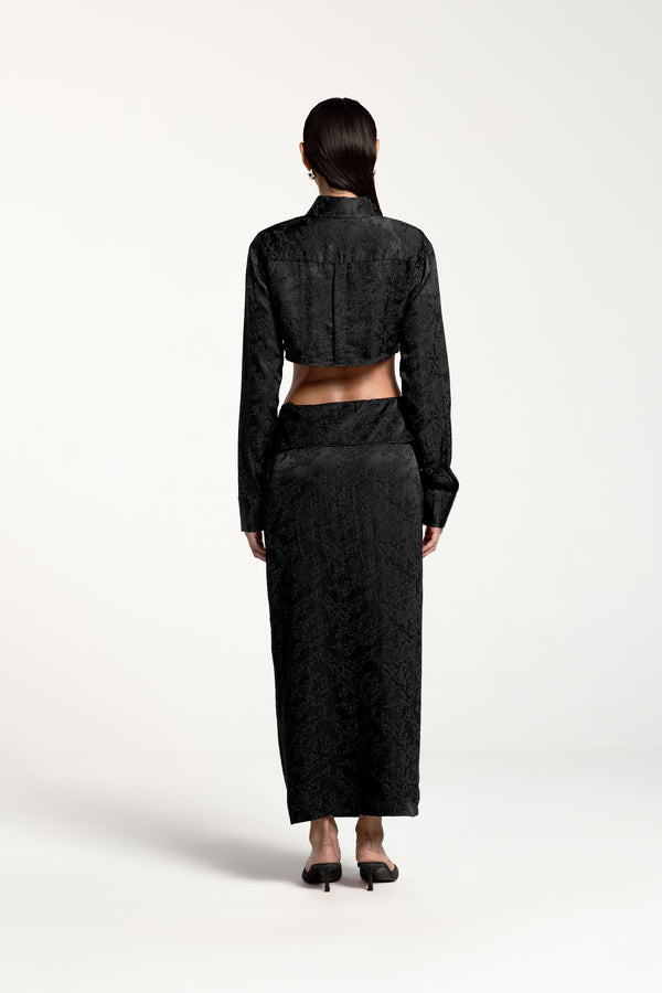 JULIETTE LONG SKIRT BLACK