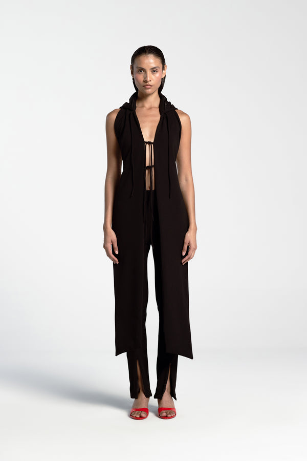 MIA HOODIE HALTER TOP