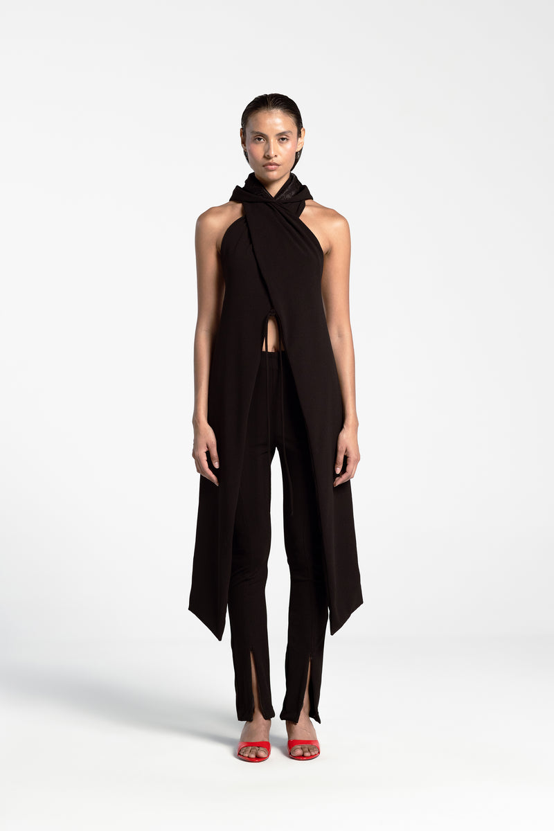 MIA HOODIE HALTER TOP