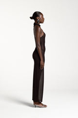 ERIKA TURTLE NECK DRESS BLACK