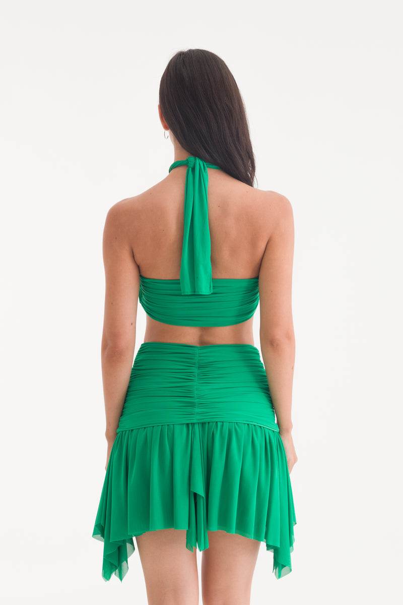 LILY MINI SKIRT GREEN