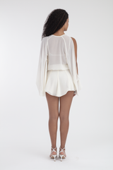 ISADORA MINI SKIRT WAIST IVORY