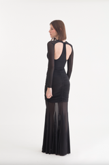 LILY LONG SKIRT BLACK