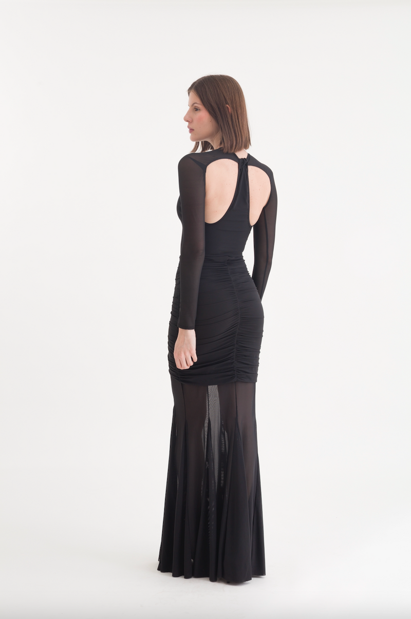 LILY LONG SKIRT BLACK