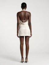 JULIETTE COWL NECK TOP IVORY