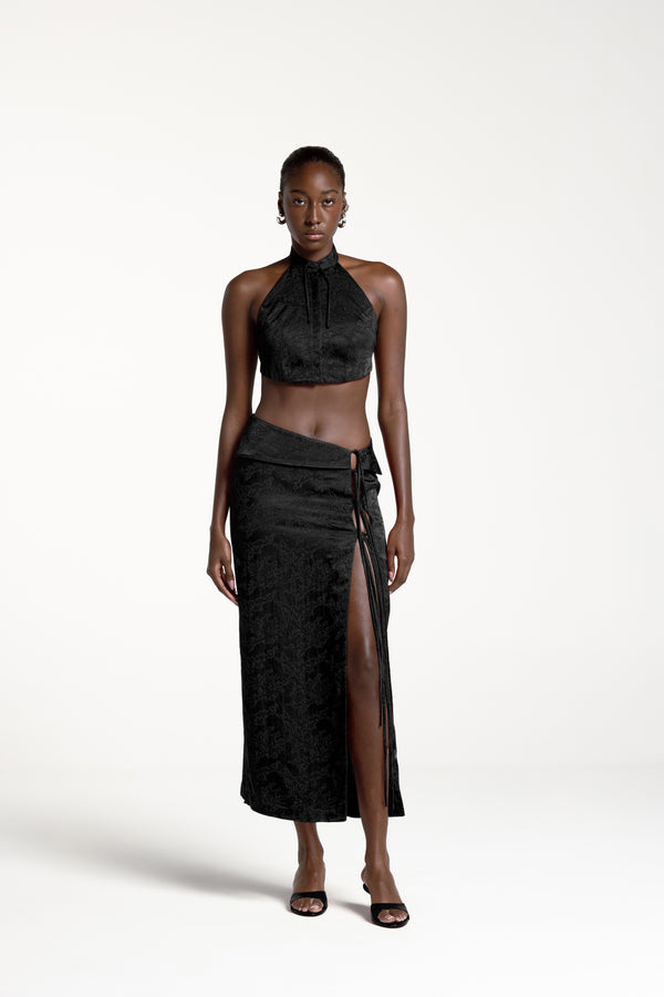 JULIETTE LONG SKIRT BLACK