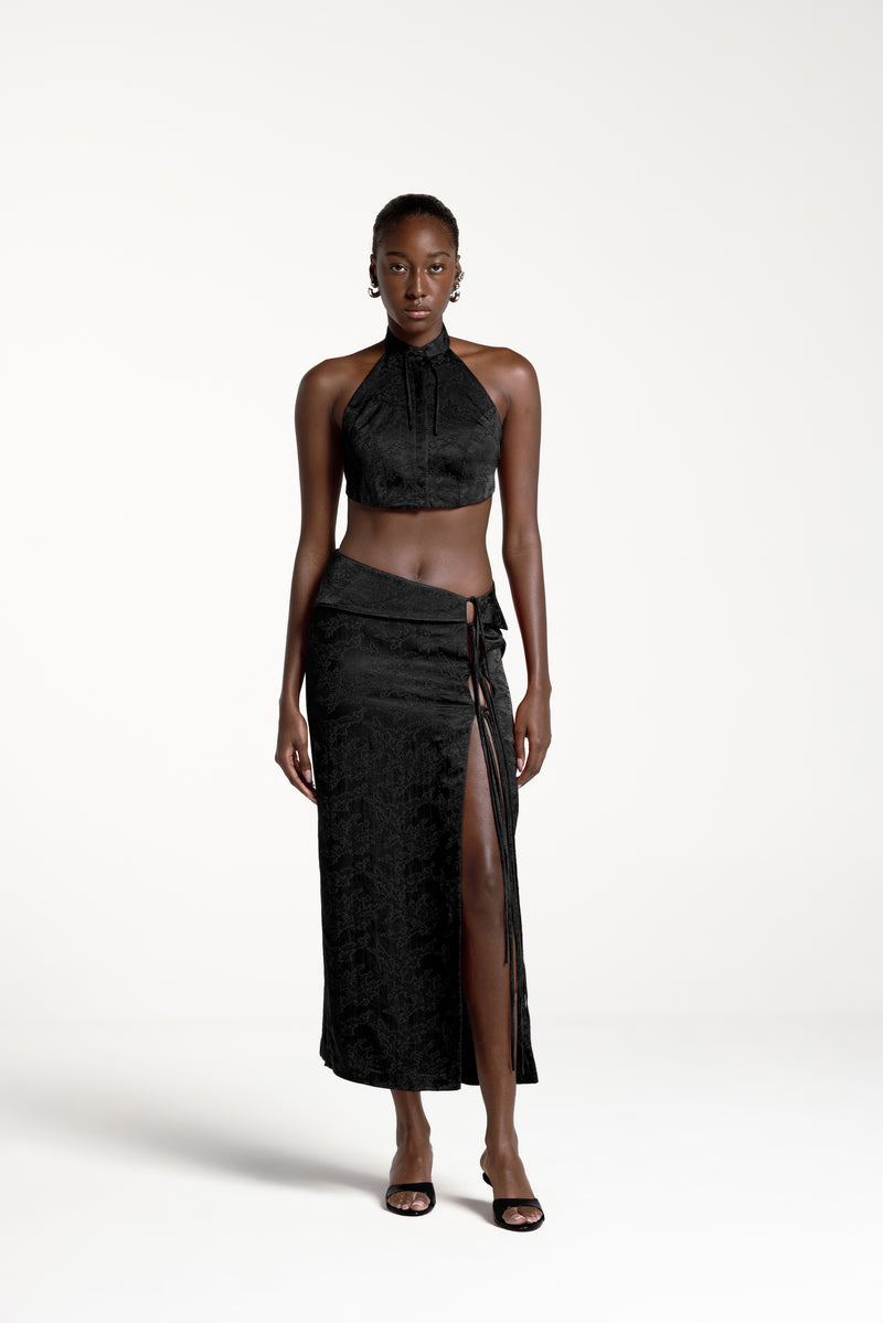 JULIETTE LONG SKIRT BLACK