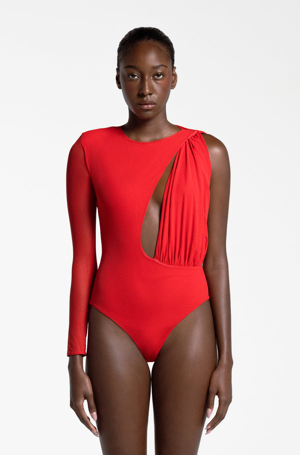 SAMANTHA BODYSUIT FERRARI RED