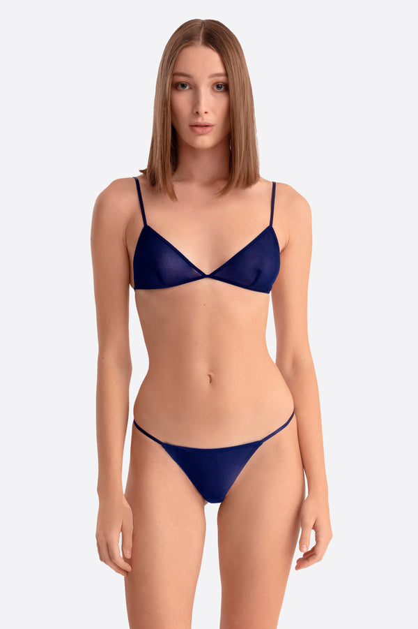 DEMI T-STRING MIDNIGHT BLUE