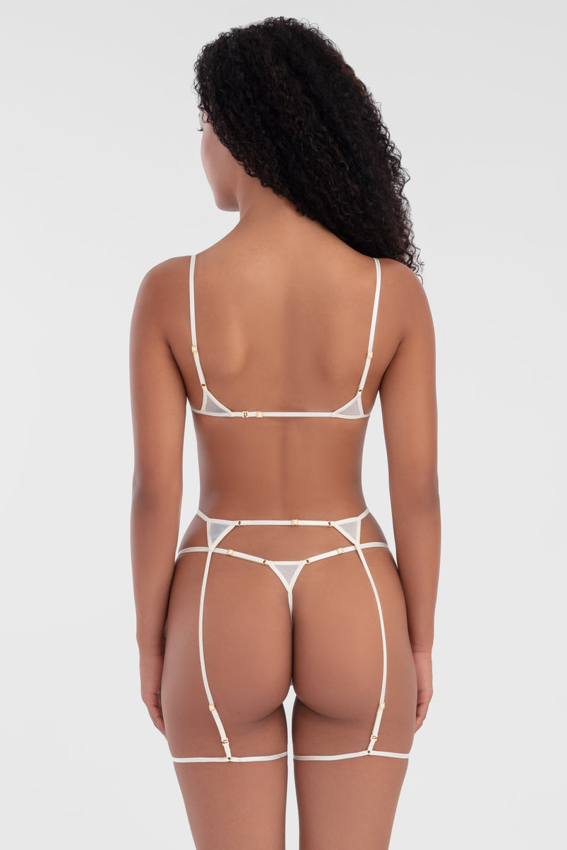 DEMI SUSPENDER IVORY