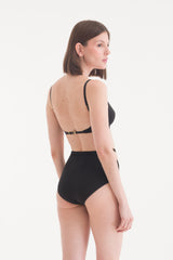 NAOMI CULOTTE WITH BELT BLACK