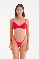 FONDA TRIANGLE BRA FERRARI RED