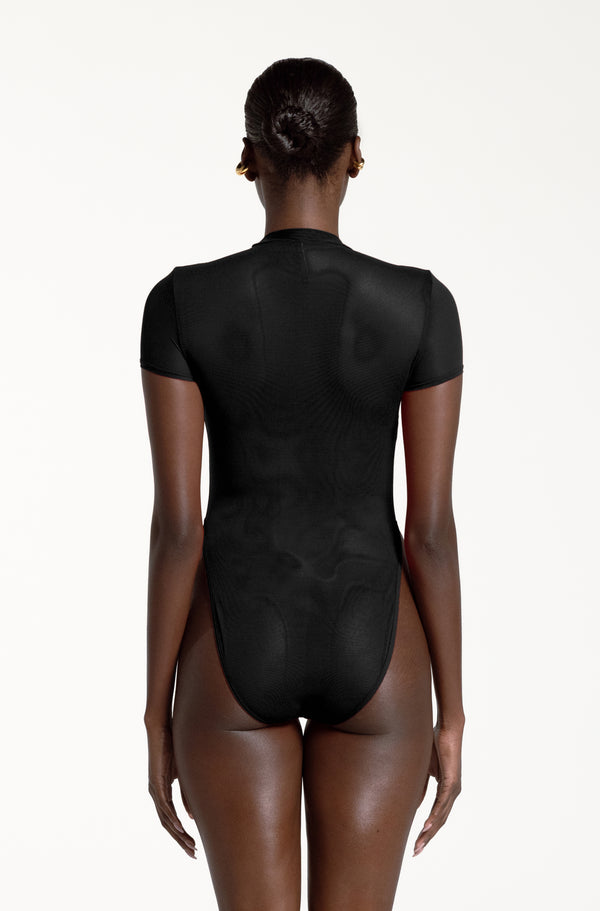 FONDA BASIC BODYSUIT FULL KNICKER BLACK