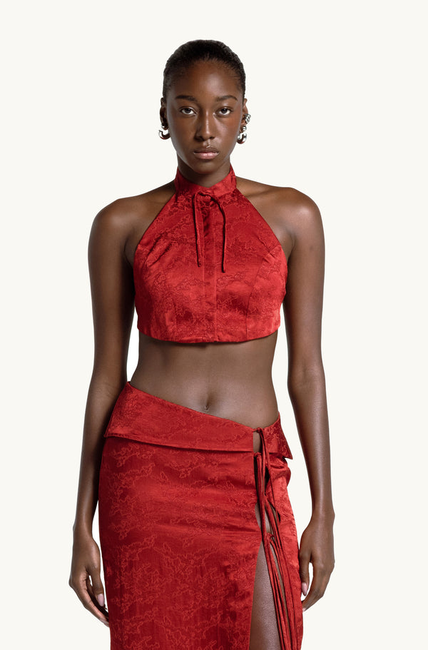 TAYLOR SHIRTFRONT CARMIN RED