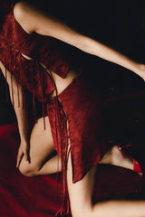 JULIETTE VEST CARMIN RED