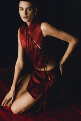 JULIETTE VEST CARMIN RED