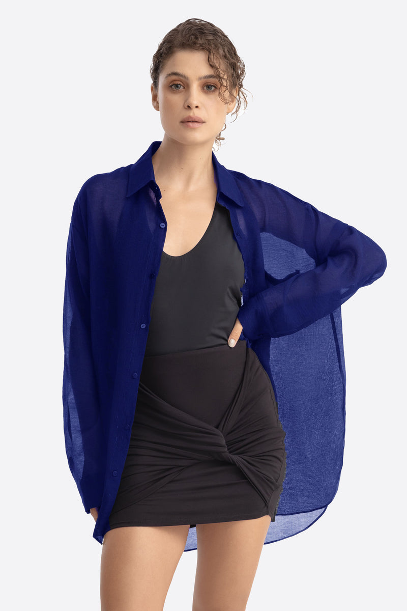 JULIA SHIRT ROYAL BLUE