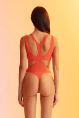 JODIE HARNESS BODYSUIT ORANGE