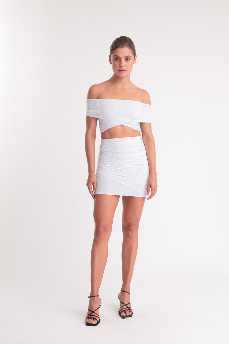 BROOKE MESH MINI SKIRT