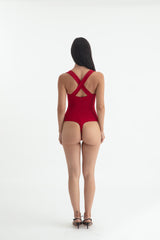 COLUMBA BODYSUIT RED