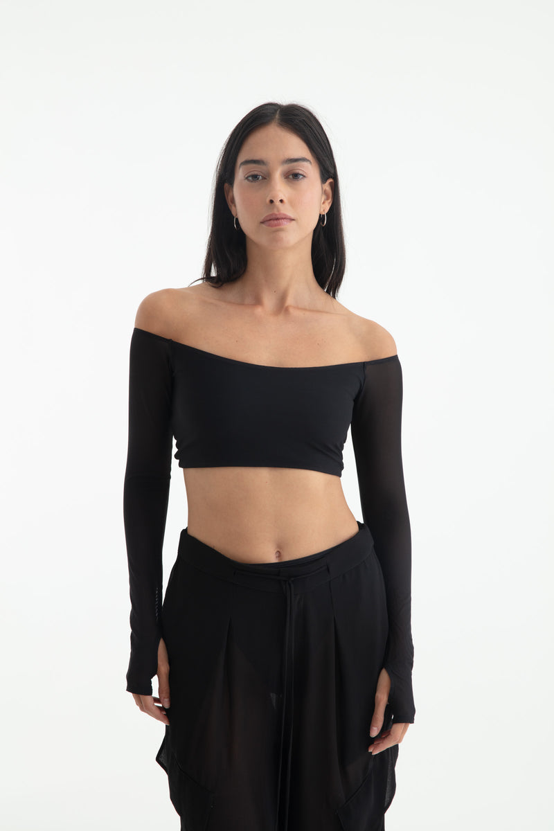 COCO CROP TOP LONG SLEEVES