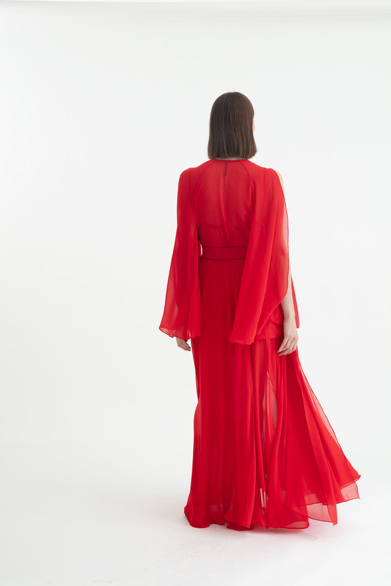 VALENTINA TOP RED