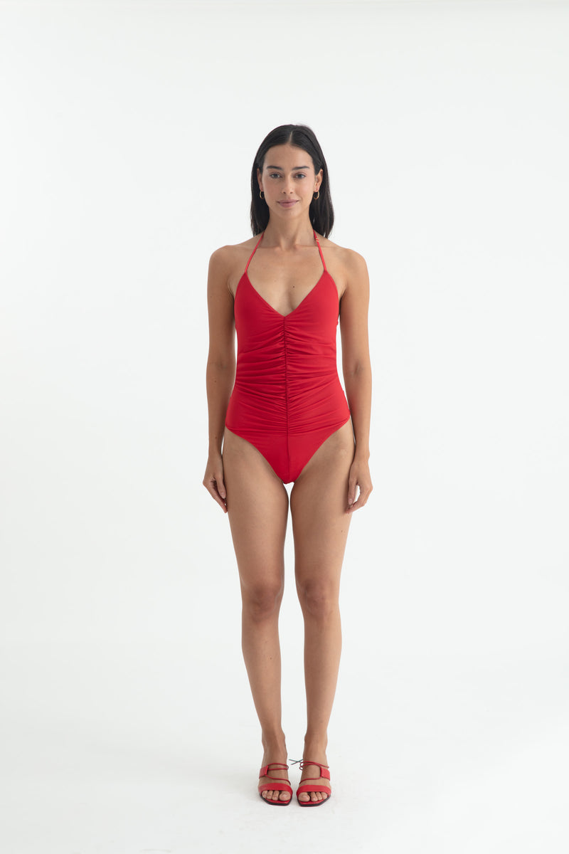 ISADORA BODYSUIT FERRARI RED