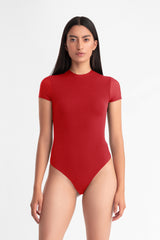 FONDA BASIC BODYSUIT RED