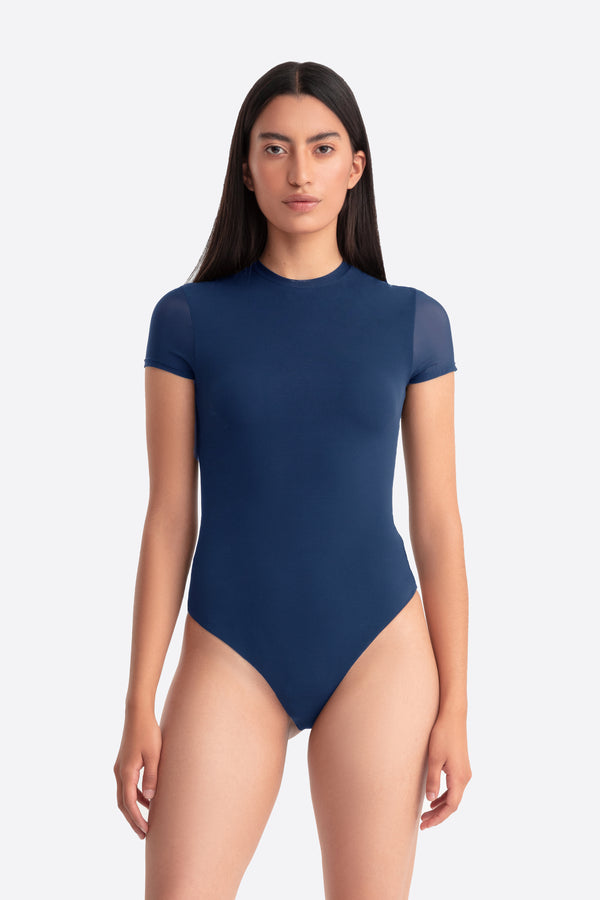 FONDA BASIC BODYSUIT COBALT BLUE