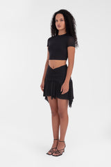 LILY MINI SKIRT BLACK