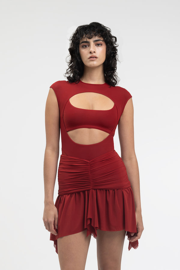 MOFFIT BODYSUIT CARMIN RED